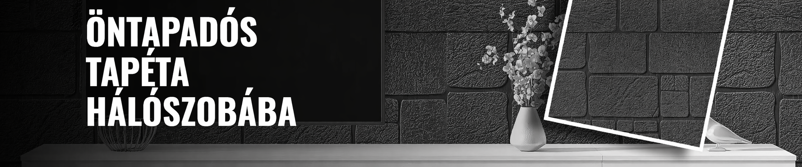 Öntapadós tapéta hálószobába