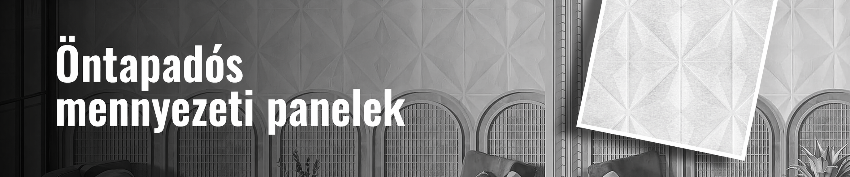 Öntapadós mennyezeti panelek
