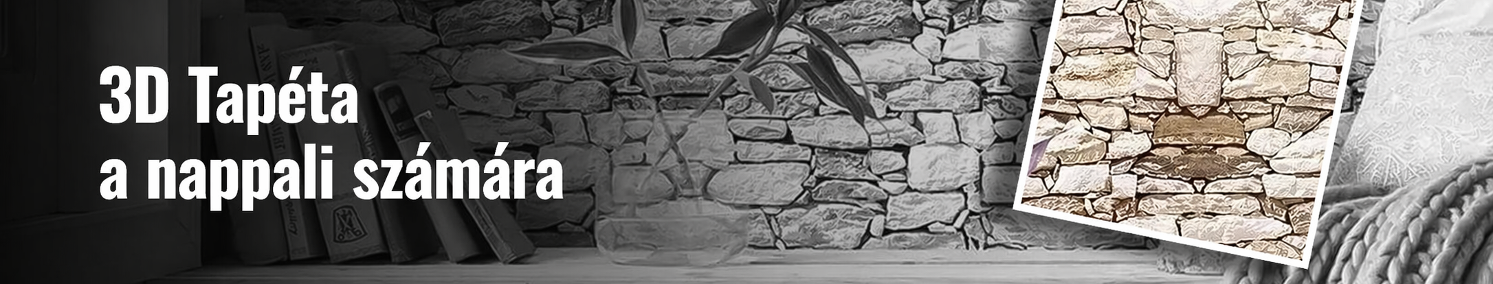 3D Tapéta a nappali számára