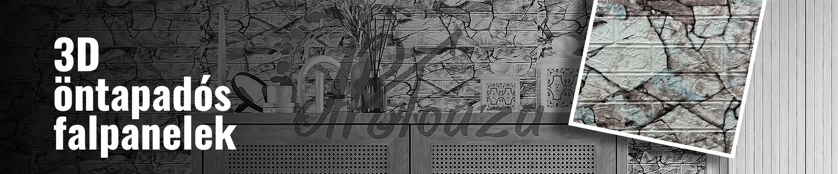 3D öntapadós falpanelek