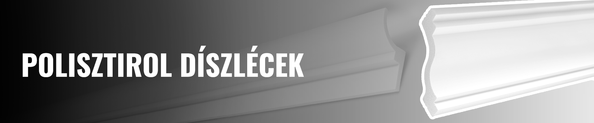 Polisztirol díszlécek