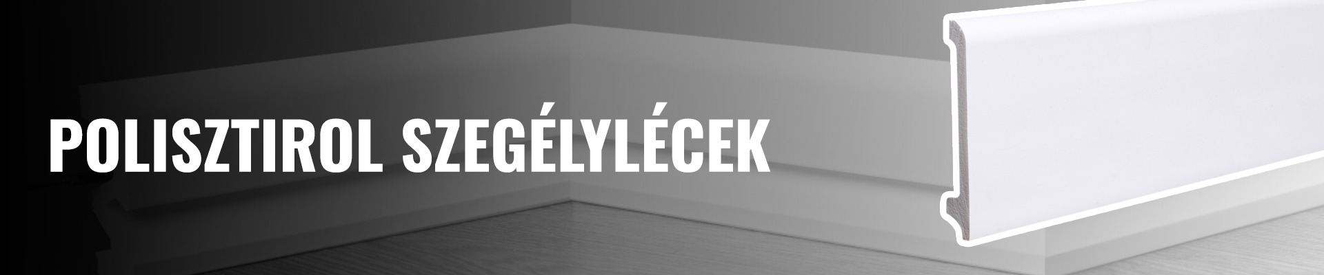 Polisztirol szegélylécek