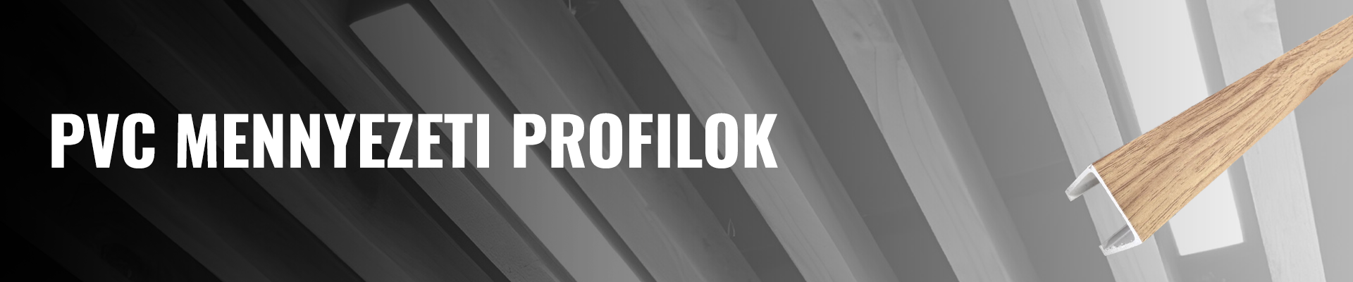 PVC mennyezeti profilok