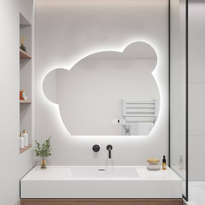 Fürdőszoba tükör LED világítással és páramentesítő funkcióval Solaria