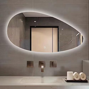 Fürdőszoba tükör LED világítással és páramentesítő funkcióval Rosario