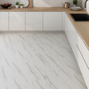 SPC padlóburkolat alátéttel Marble 5 mm