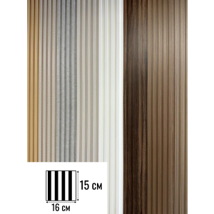 Dekoratív PVC panel minták 16 cm