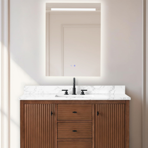 Fürdőszoba tükör LED világítással és páramentesítő funkcióval Lumina