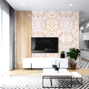 Öntapadós panel Trinity Gold 5mm