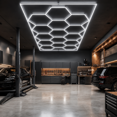 Aria méhsejt alakú LED-panel – 600W, 243 × 483 cm