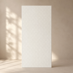 Prémium Öntapadós Flexibilis Panel – Legyező mintás Fehér 120x60 cm