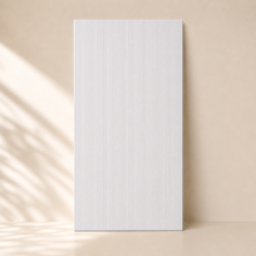 Prémium Öntapadós Flexibilis Panel – Fésült vakolat hatású Fehér 120x60 cm