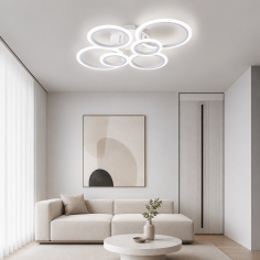 Csillár Luminae fehér, 35W LED 3 fény színmóddal
