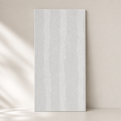 Prémium Öntapadós Flexibilis Panel – Travertin vakolat hatású Fehér 120x60 cm