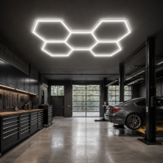 Vivia méhsejt alakú LED-panel – 144W, 224cm×183cm