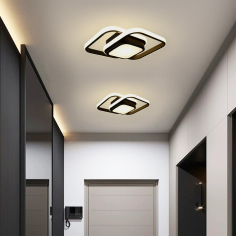 Luxa fekete LED mennyezeti lámpa