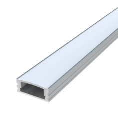 Alumínium profil LED szalaghoz kupakkal - 18mm