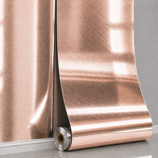 Öntapadós falpanel Linear Matrix – Rose Gold 280x60x0.25 cm