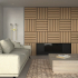 Akusztikus panel Nero 60x60 cm