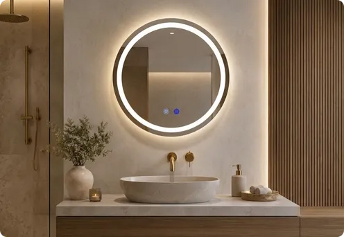 LED fürdőszobai tükrök